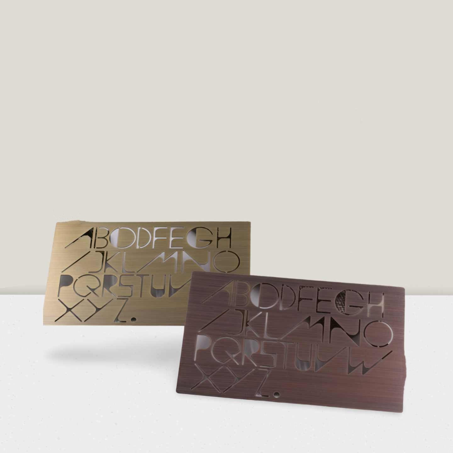 metal business cards with qr code